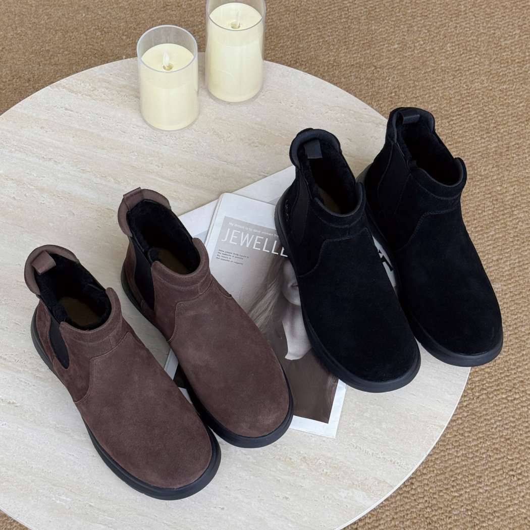 AUSTRALIAN SHEPHERD® Men's Sheepskin Wool Chelsea Boots AS 4013