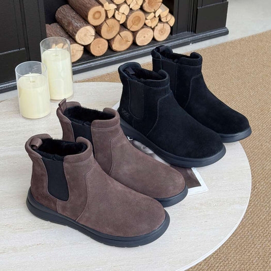 AUSTRALIAN SHEPHERD® Men's Sheepskin Wool Chelsea Boots AS 4013
