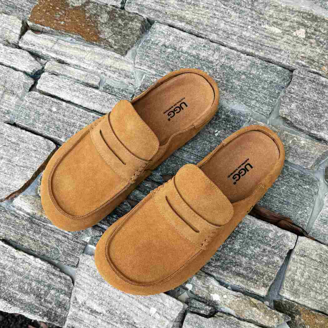 AUSTRALIAN SHEPHERD® Unisex Suede Slip-On Mules Casten AS 5023