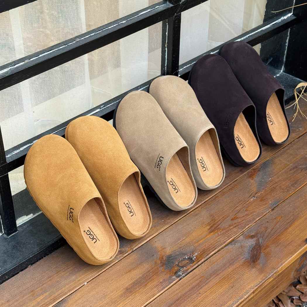 AUSTRALIAN SHEPHERD® Unisex Suede Slip-On Mules  Marven AS 5024
