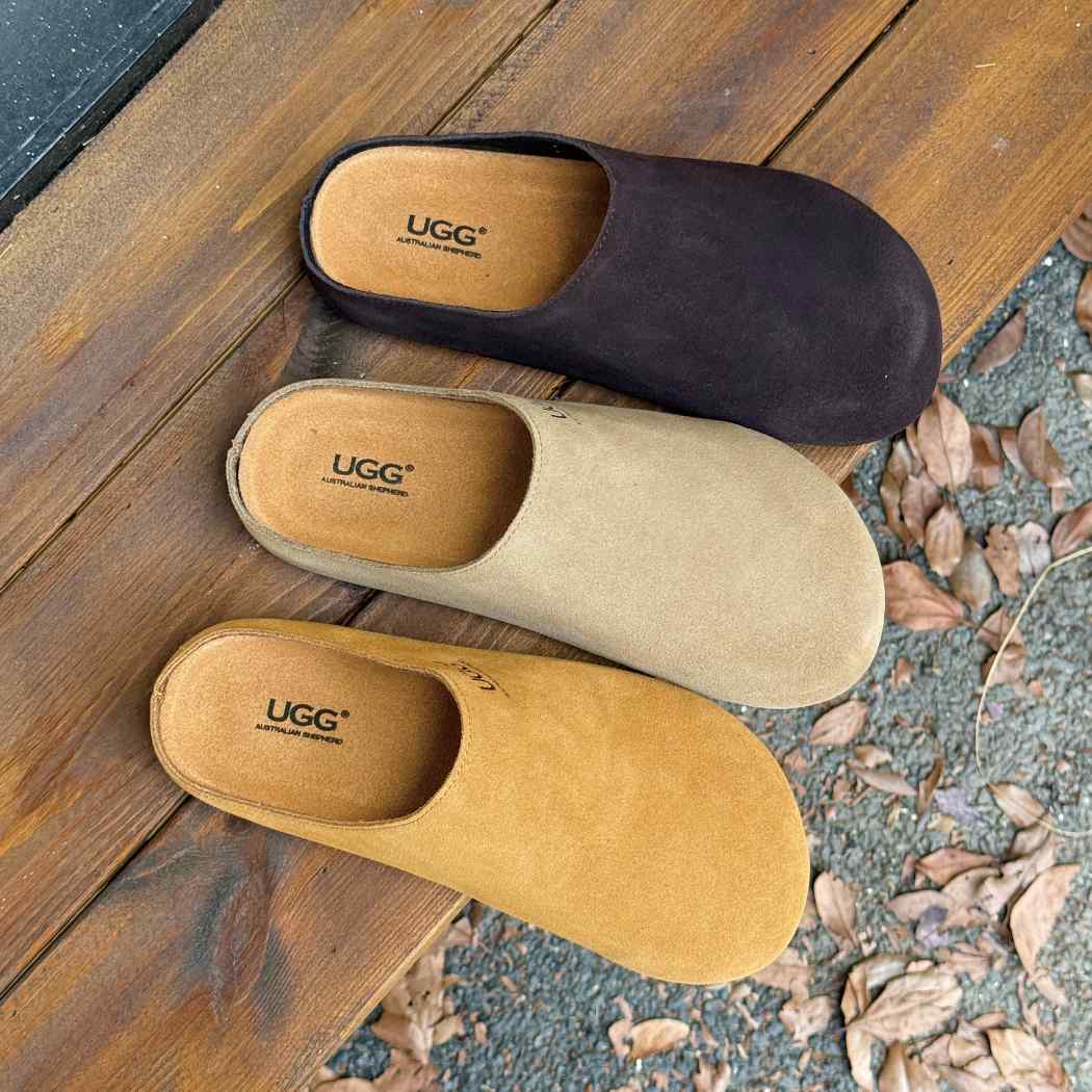 AUSTRALIAN SHEPHERD® Unisex Suede Slip-On Mules  Marven AS 5024