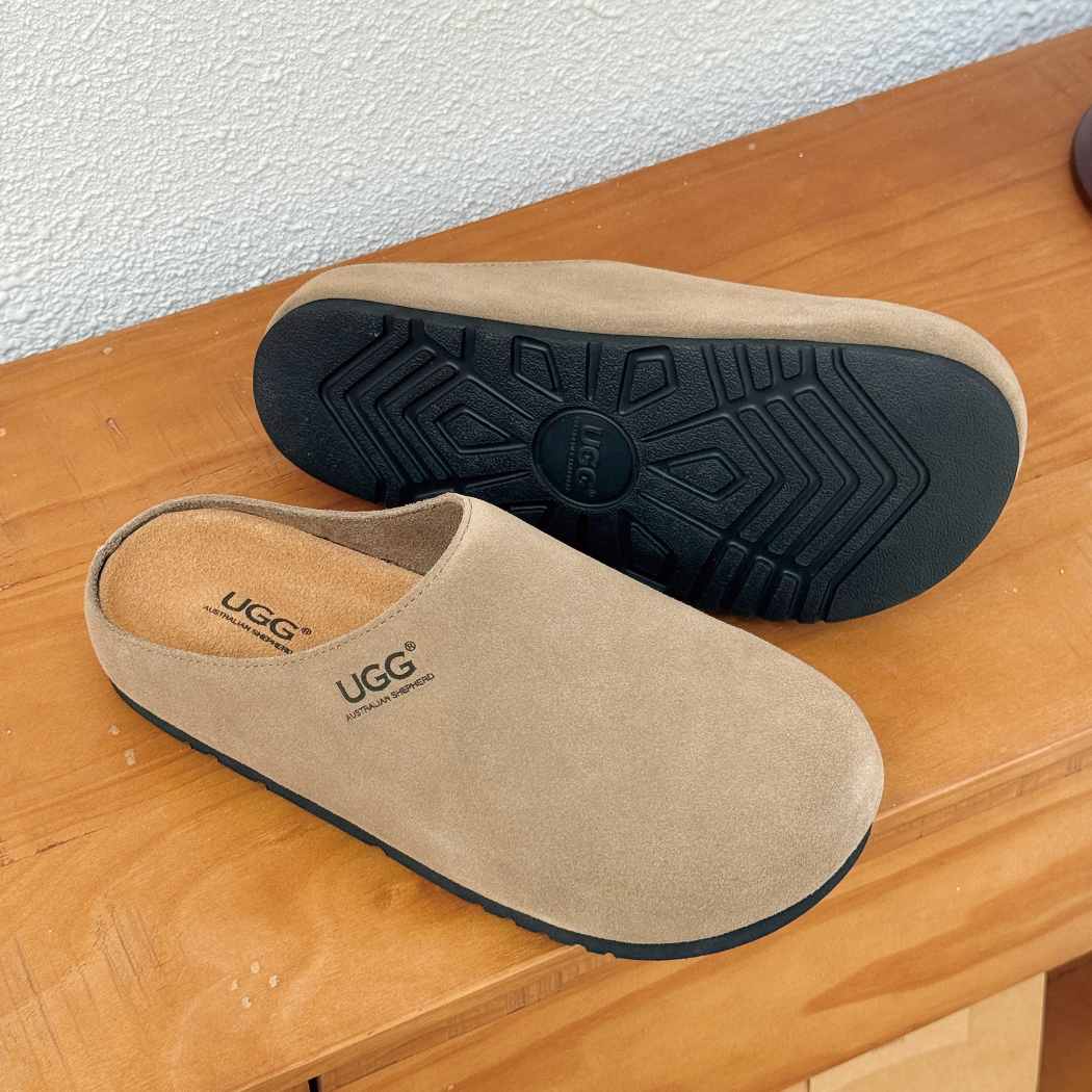 AUSTRALIAN SHEPHERD® Unisex Suede Slip-On Mules  Marven AS 5024