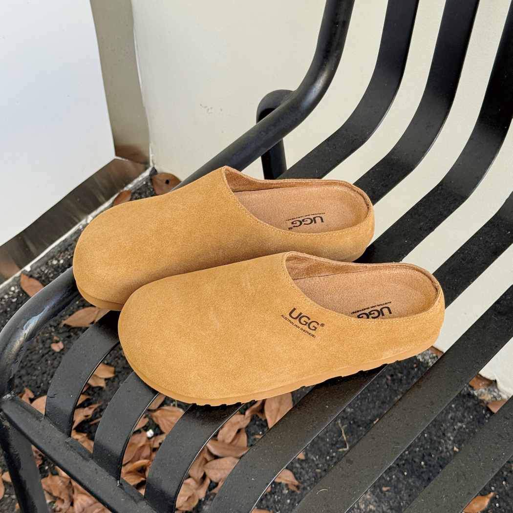 AUSTRALIAN SHEPHERD® Unisex Suede Slip-On Mules  Marven AS 5024