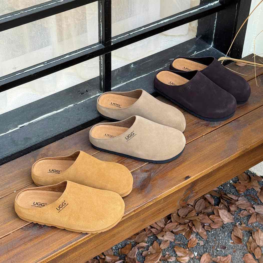 AUSTRALIAN SHEPHERD® Unisex Suede Slip-On Mules  Marven AS 5024