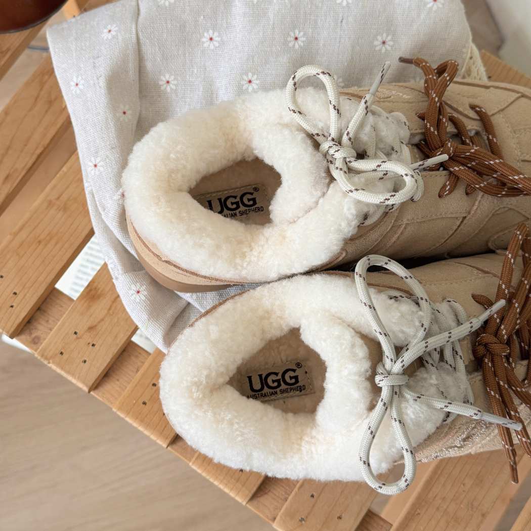 AUSTRALIAN SHEPHERD® UGG Women's Sheepskin Wool Sneakers AS 5033