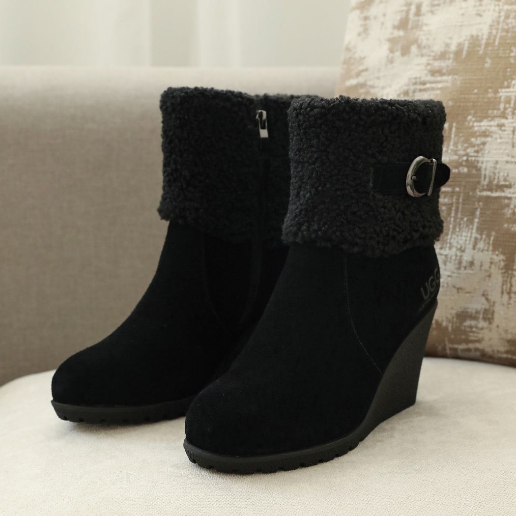 AUSTRALIAN SHEPHERD® Joanna Women’s Sheepskin Wedge UGG Boots AS 7010