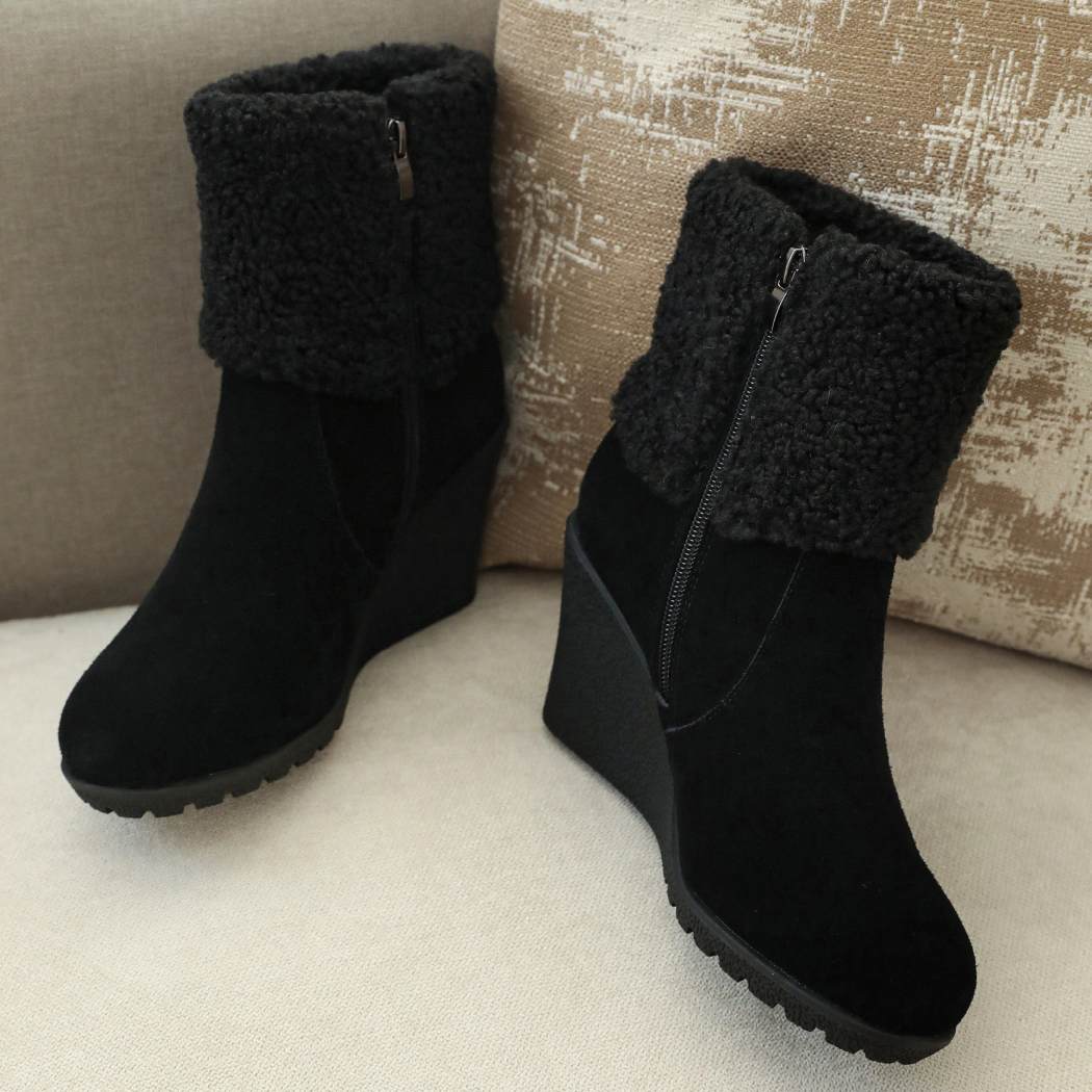 AUSTRALIAN SHEPHERD® Joanna Women’s Sheepskin Wedge UGG Boots AS 7010