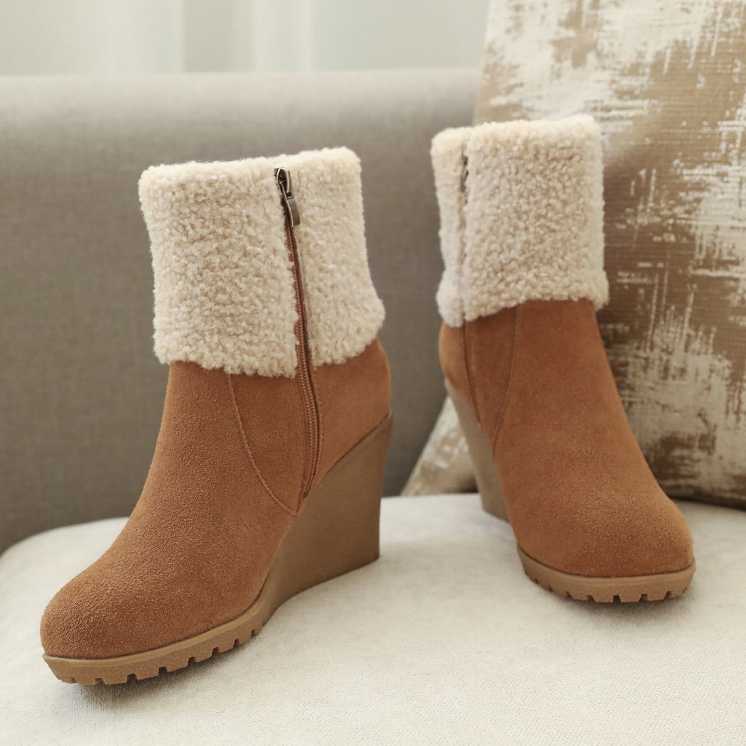 AUSTRALIAN SHEPHERD® Joanna Women’s Sheepskin Wedge UGG Boots AS 7010