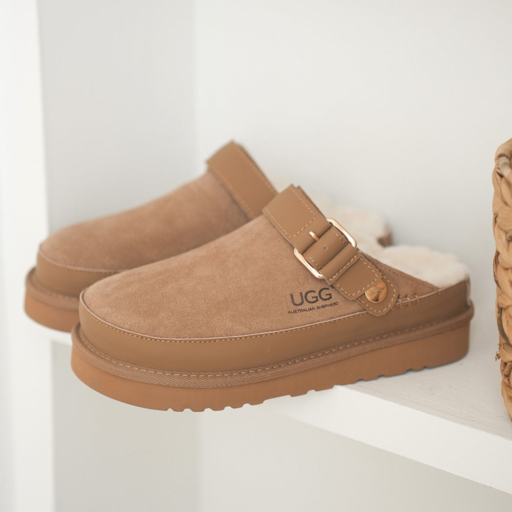 AUSTRALIAN SHEPHERD® UGG Platform Slingback Slippers Norven AS 7034