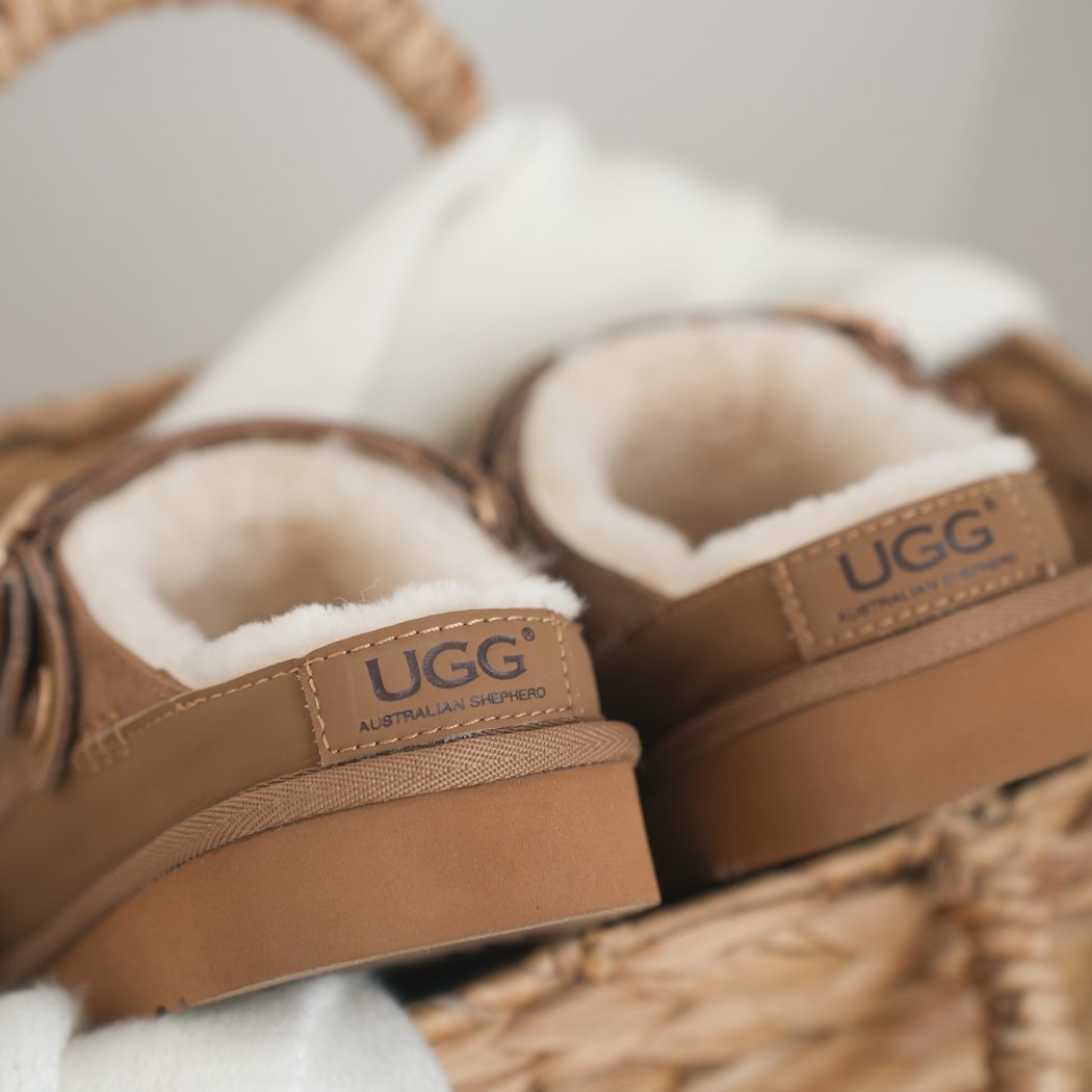 AUSTRALIAN SHEPHERD® UGG Platform Slingback Slippers Norven AS 7034