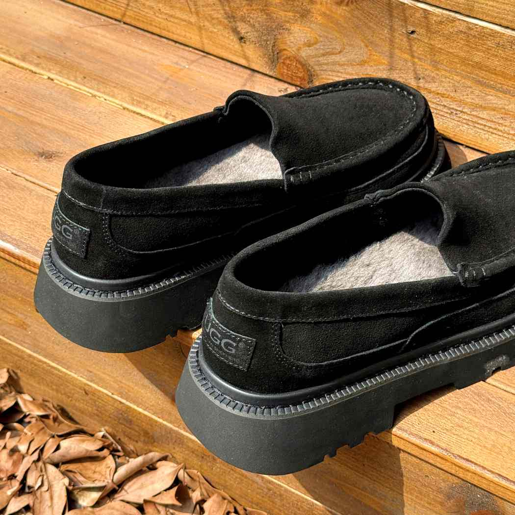 AUSTRALIAN SHEPHERD® Men Sheepskin Wool Loafers AS 7039