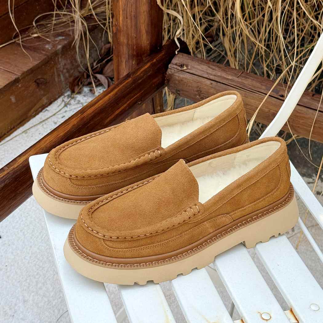 AUSTRALIAN SHEPHERD® Men Sheepskin Wool Loafers AS 7039