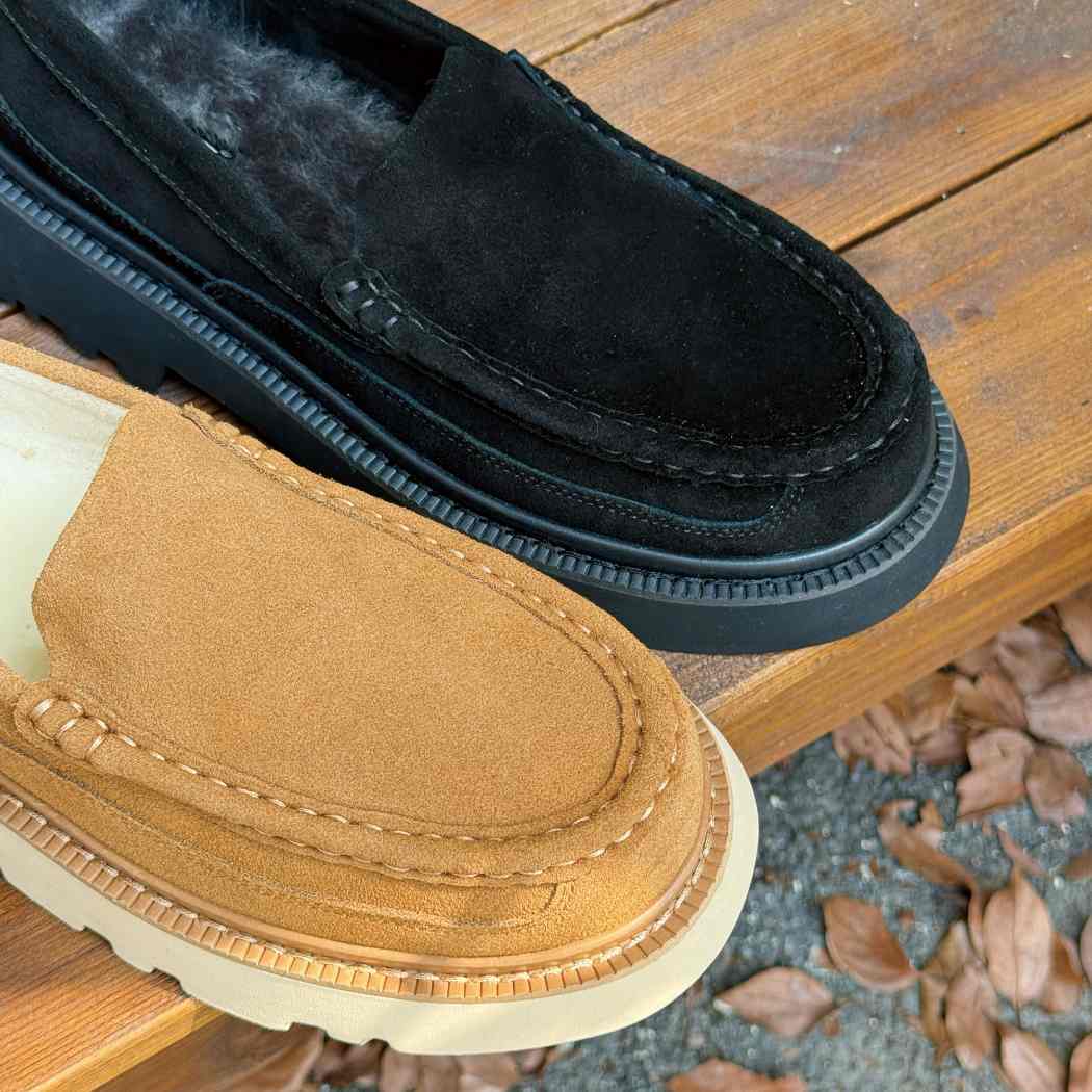 AUSTRALIAN SHEPHERD® Men Sheepskin Wool Loafers AS 7039
