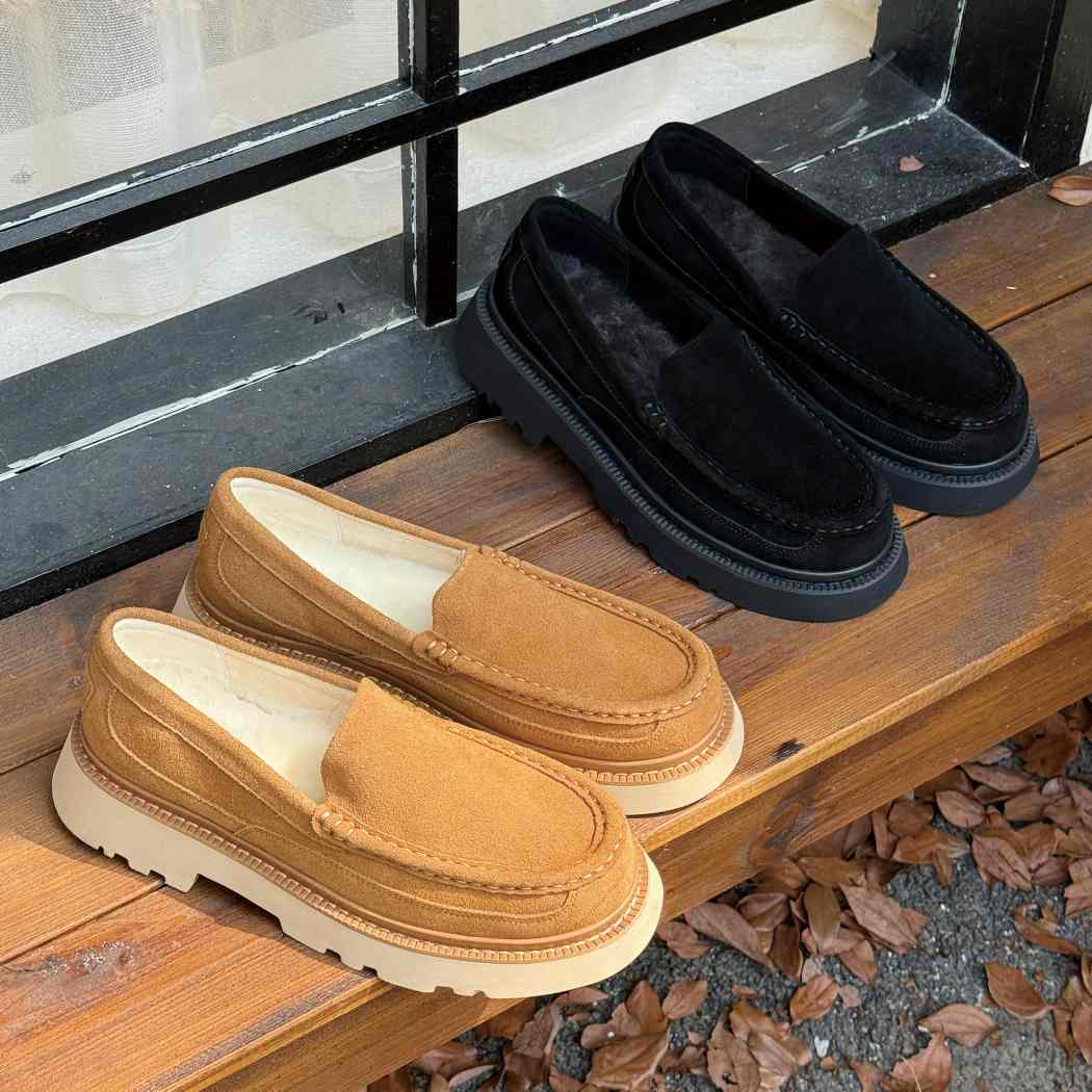 AUSTRALIAN SHEPHERD® Men Sheepskin Wool Loafers AS 7039