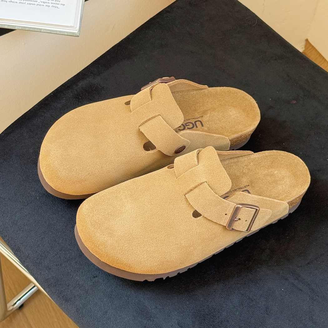 AUSTRALIAN SHEPHERD UGG Sandals Suede Slides Berrin AS 7043