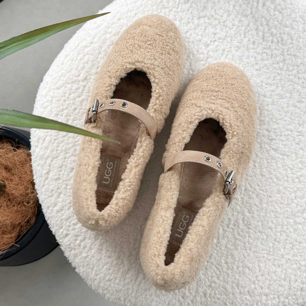 AUSTRALIAN SHEPHERD® UGG Women's Bouclé Wool Slippers Melie Curl AS 7048