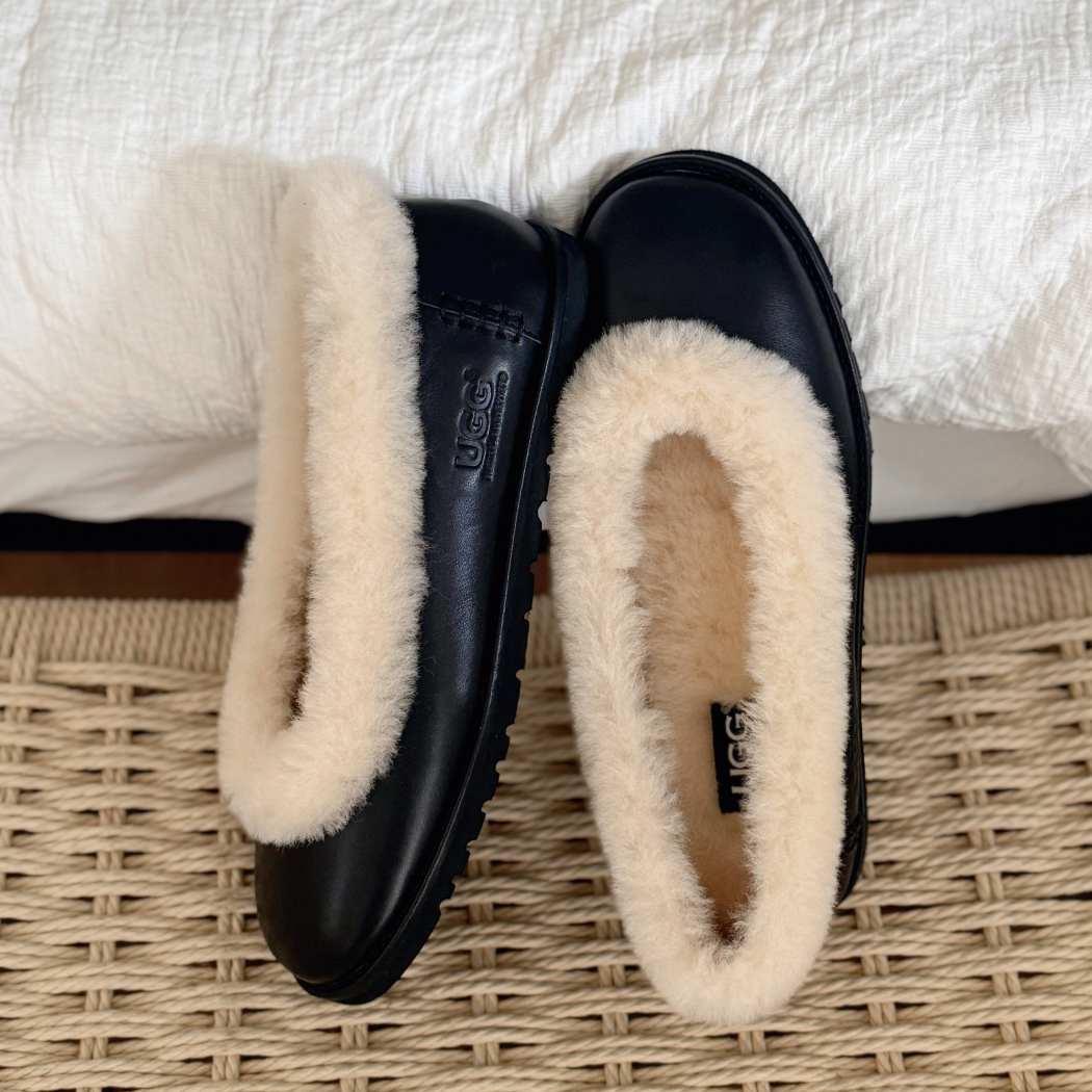 AUSTRALIAN SHEPHERD® Sheepskin Wool Women Leather Flat AS 7051