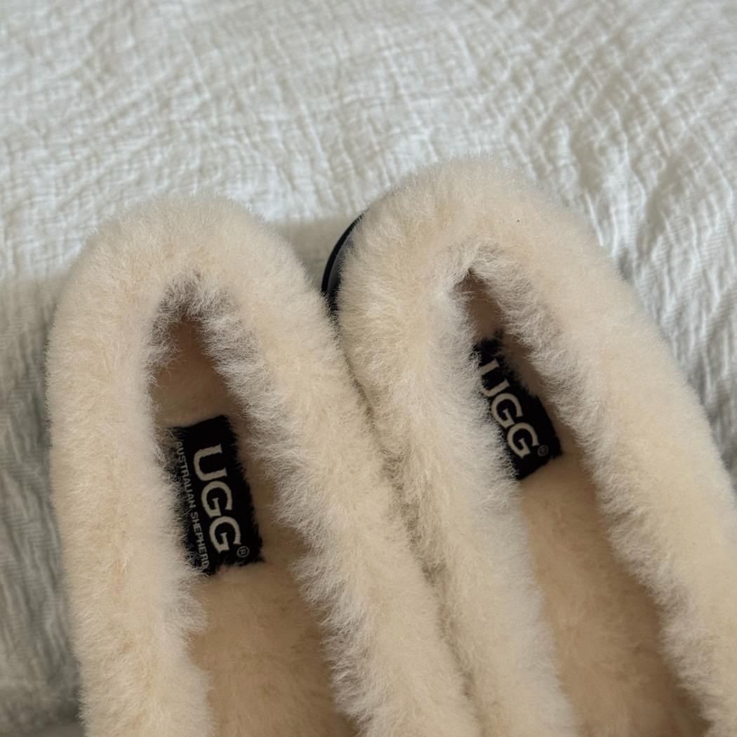 AUSTRALIAN SHEPHERD® Sheepskin Wool Women Leather Flat AS 7051