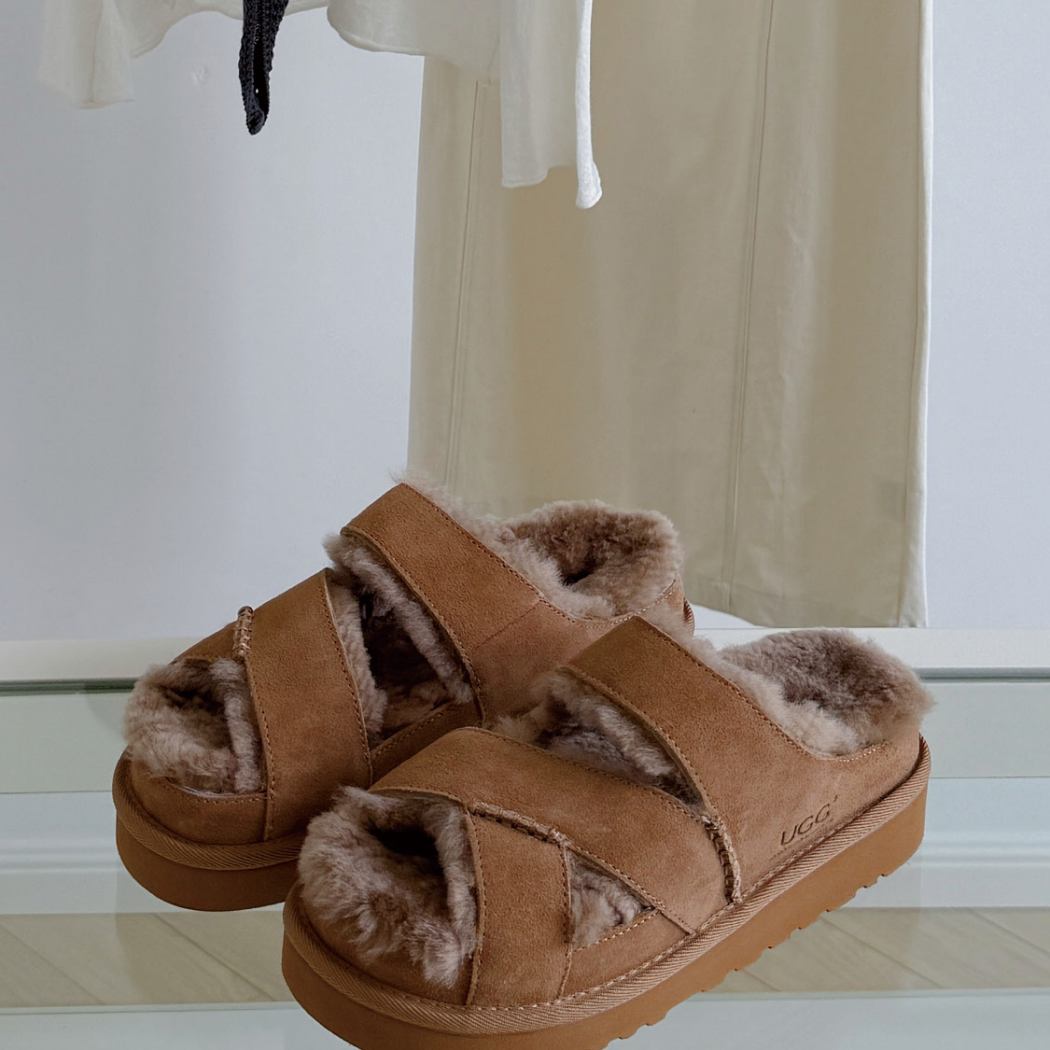 AUSTRALIAN SHEPHERD® UGG Platform Slippers Merro AS 7058