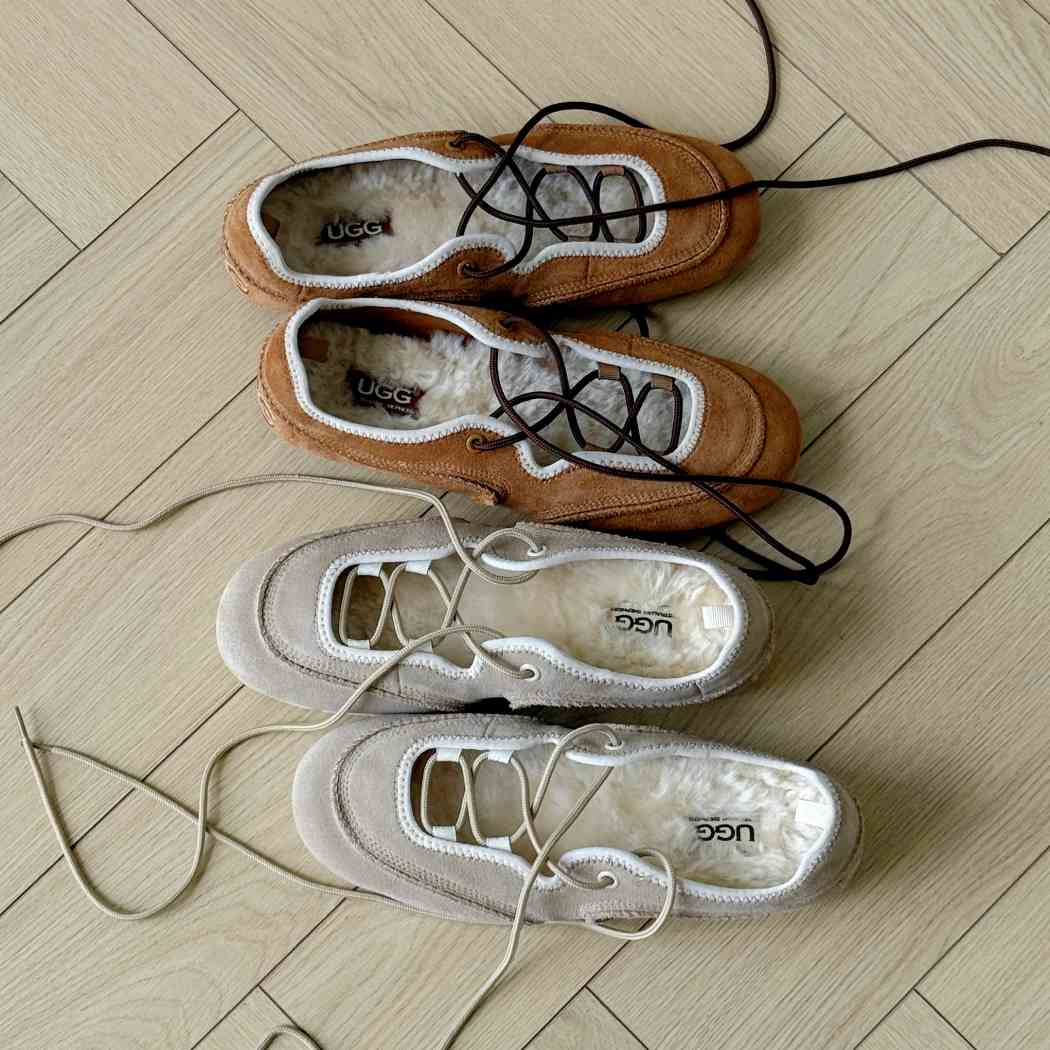 AUSTRALIAN SHEPHERD® Women's Cow Suede Lace-Up Ballet Sneakers AS 7060