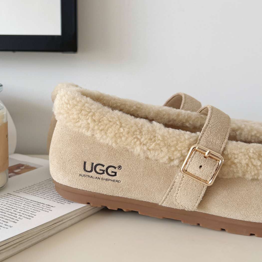 AUSTRALIAN SHEPHERD® Wool Mary Jane Slippers AS 7061