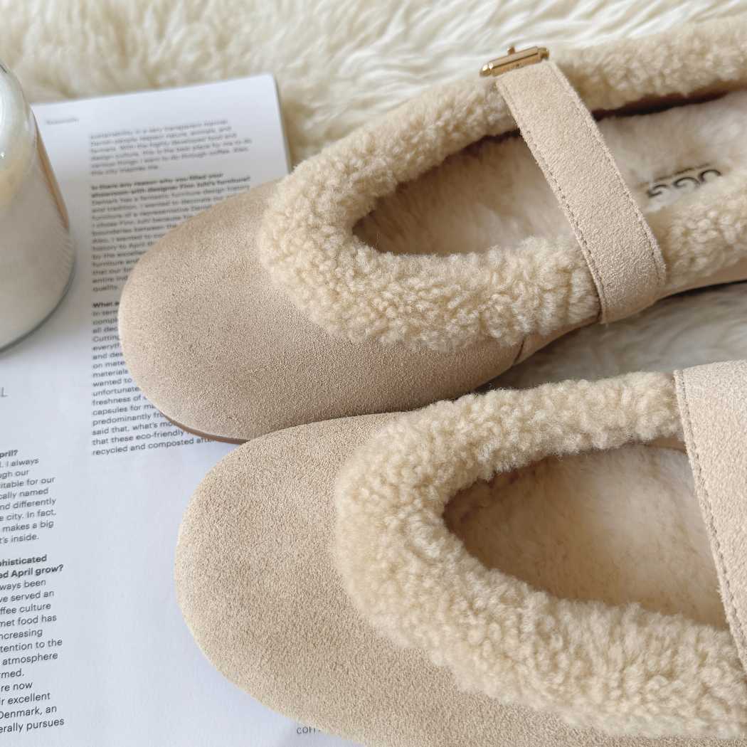 AUSTRALIAN SHEPHERD® Wool Mary Jane Slippers AS 7061