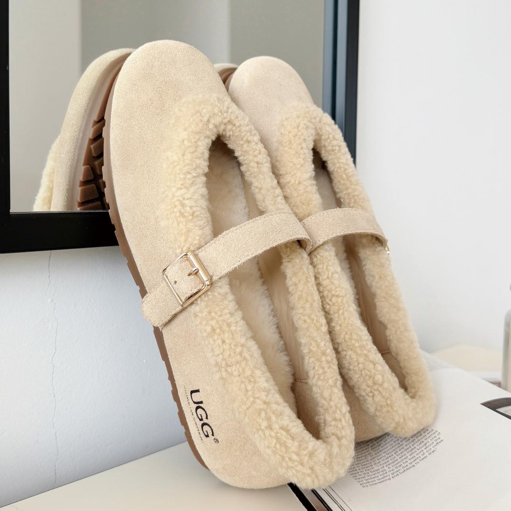 AUSTRALIAN SHEPHERD® Wool Mary Jane Slippers AS 7061