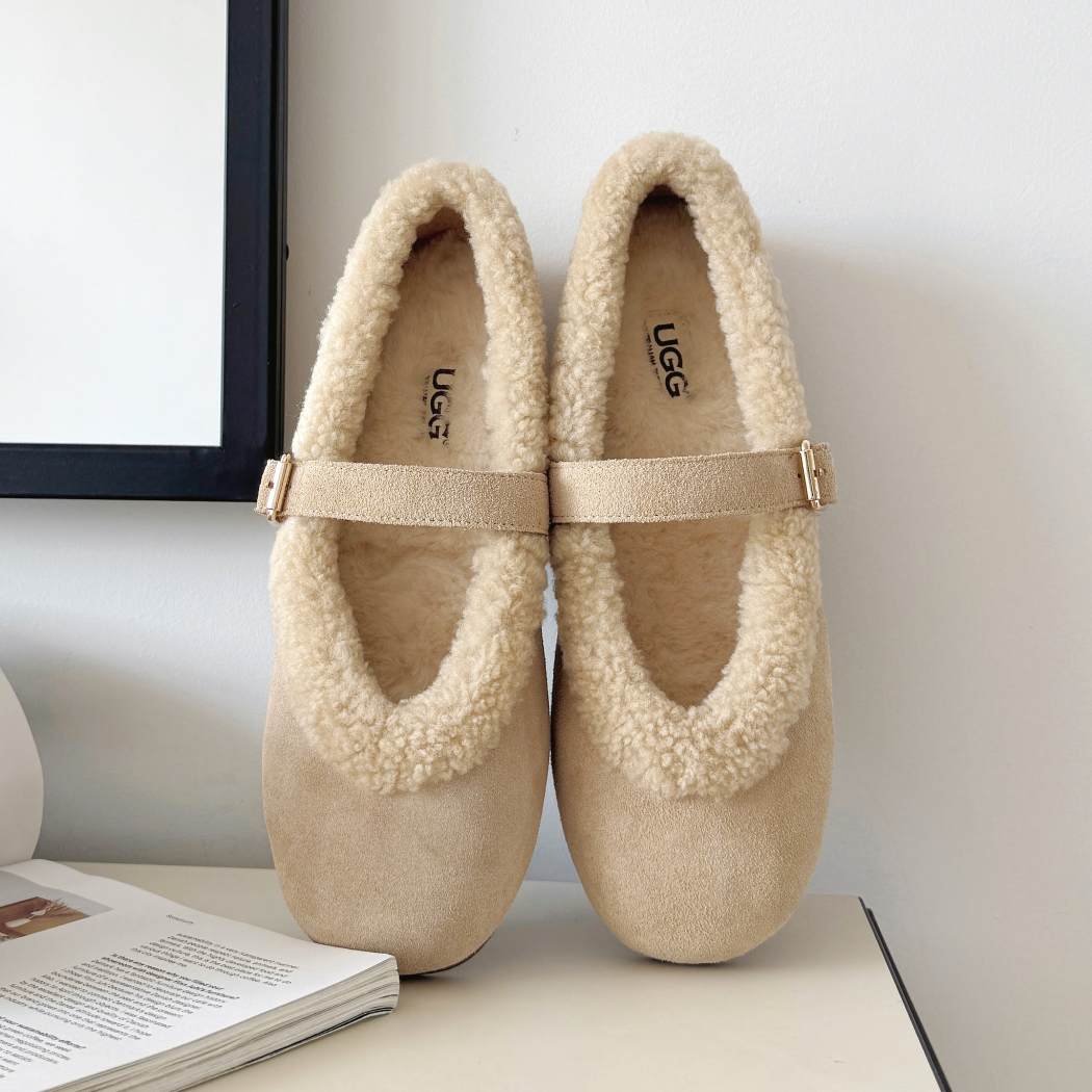 AUSTRALIAN SHEPHERD® Wool Mary Jane Slippers AS 7061