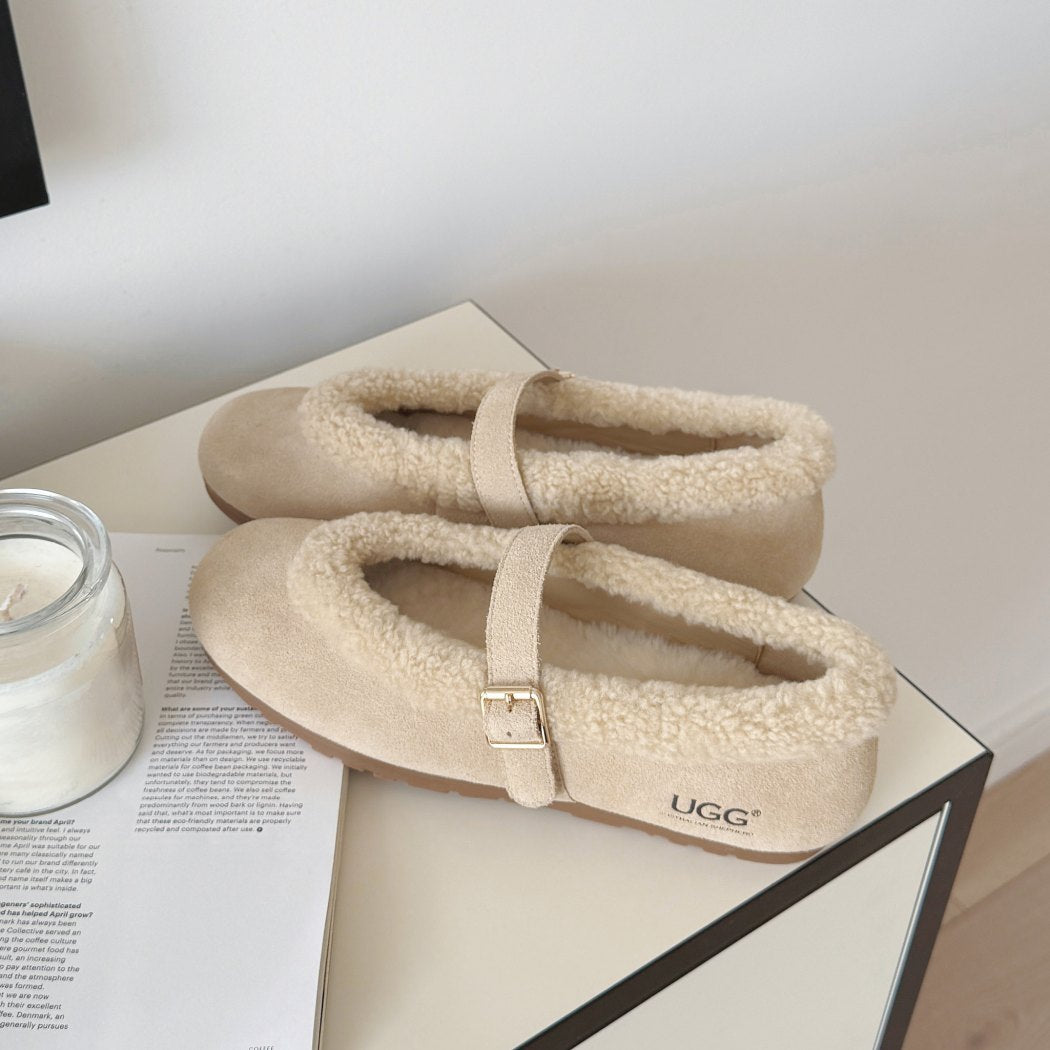 AUSTRALIAN SHEPHERD® Wool Mary Jane Slippers AS 7061