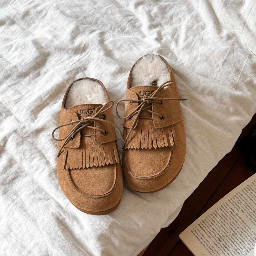 AUSTRALIAN SHEPHERD® Nerra Clogs Sheepskin Wool Women's Mules AS 7064