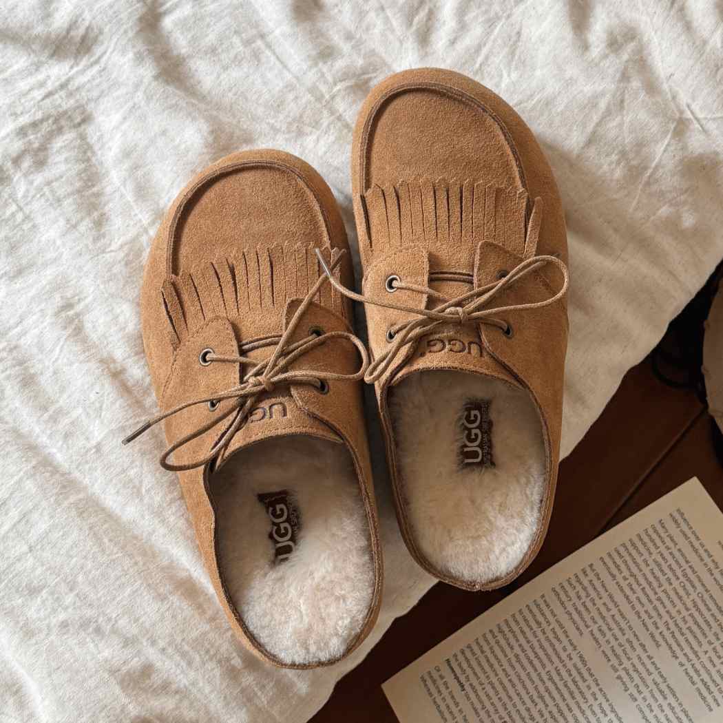 AUSTRALIAN SHEPHERD® Nerra Clogs Sheepskin Wool Women's Mules AS 7064