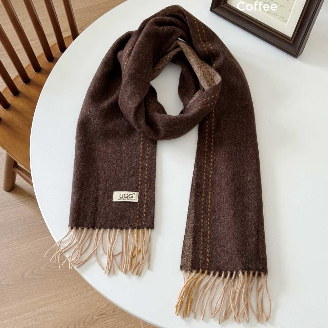 AUSTRALIAN SHEPHERD® Rasora 100% Wool Plain Scarf AS 8004