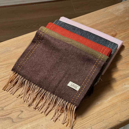 AUSTRALIAN SHEPHERD® Rasora 100% Wool Plain Scarf AS 8004