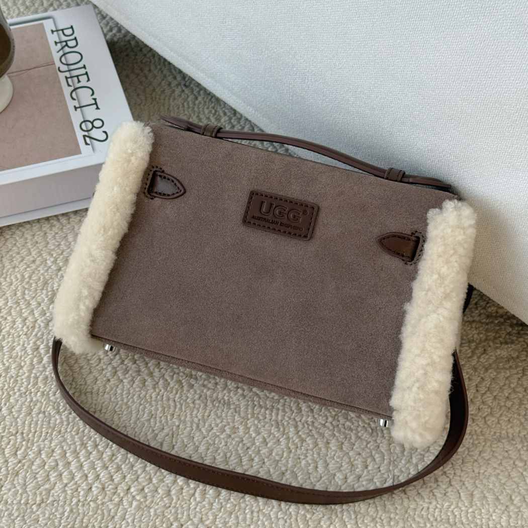 AUSTRALIAN SHEPHERD® Cow Suede Shoulder Bag Tote Kelvy ASA 027