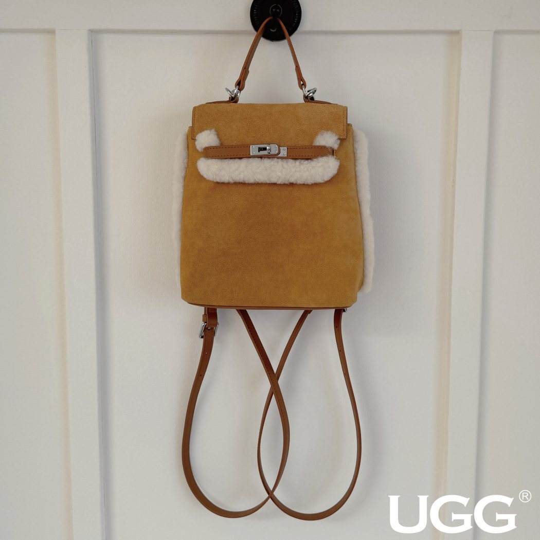 AUSTRALIAN SHEPHERD® Kenny Fluffy Wool Adjustable Strap Shoulder Bag ASA 034