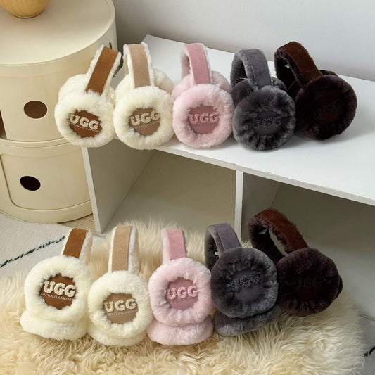 AUSTRALIAN SHEPHERD® Kids UGG Sheepskin Wool Cloud Earmuffs ASA 040