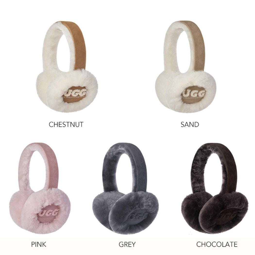 AUSTRALIAN SHEPHERD® Kids UGG Sheepskin Wool Cloud Earmuffs ASA 040
