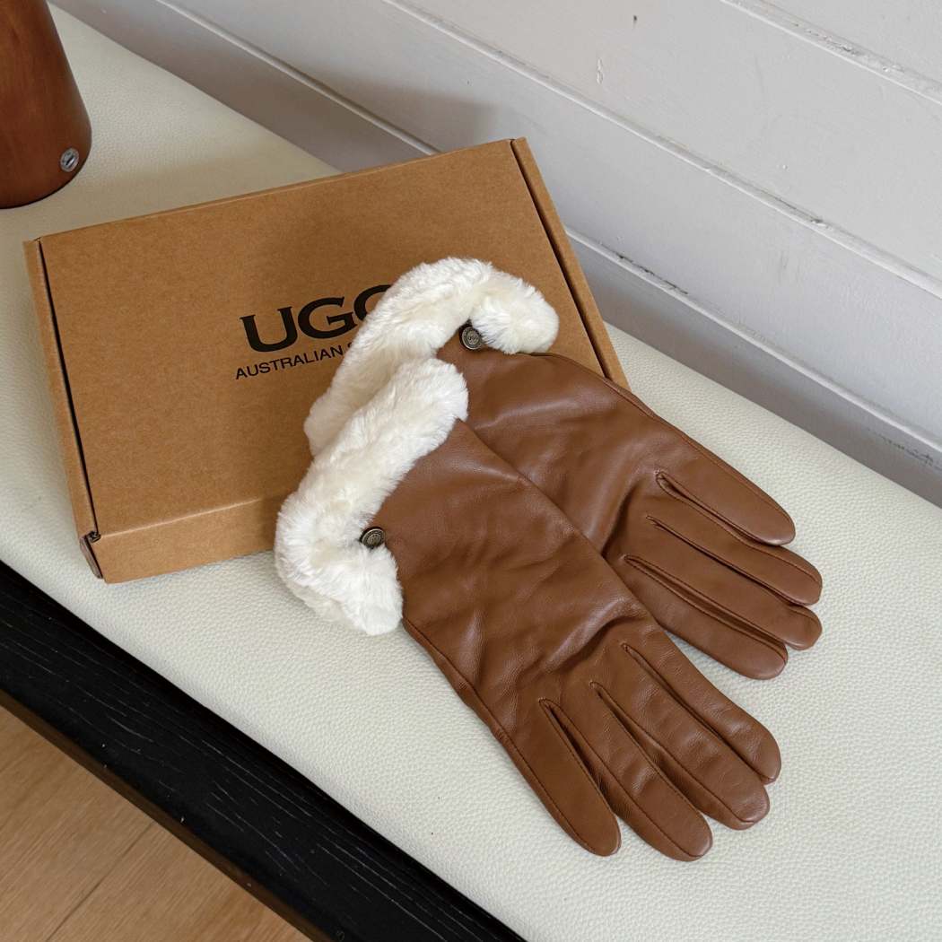 AUSTRALIAN SHEPHERD® Norya Sheepskin Leather Wool Gloves ASA 060