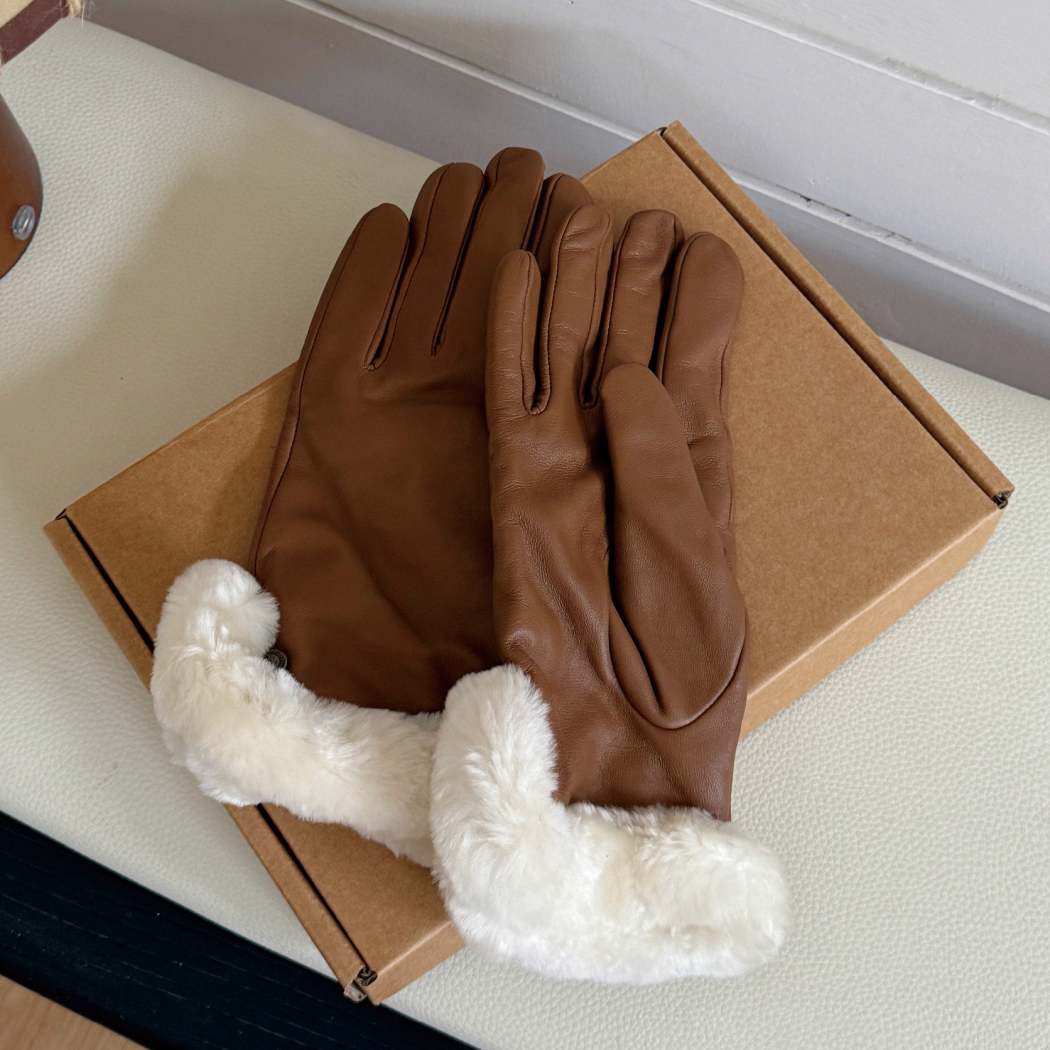 AUSTRALIAN SHEPHERD® Norya Sheepskin Leather Wool Gloves ASA 060