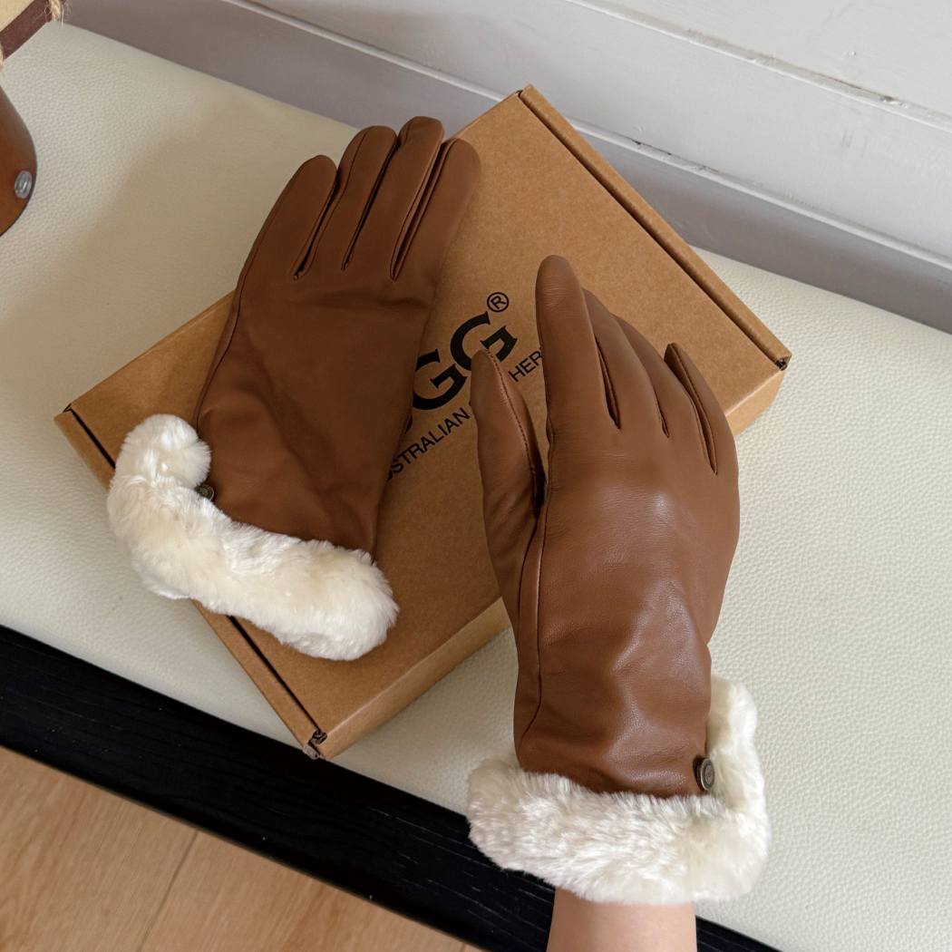 AUSTRALIAN SHEPHERD® Norya Sheepskin Leather Wool Gloves ASA 060