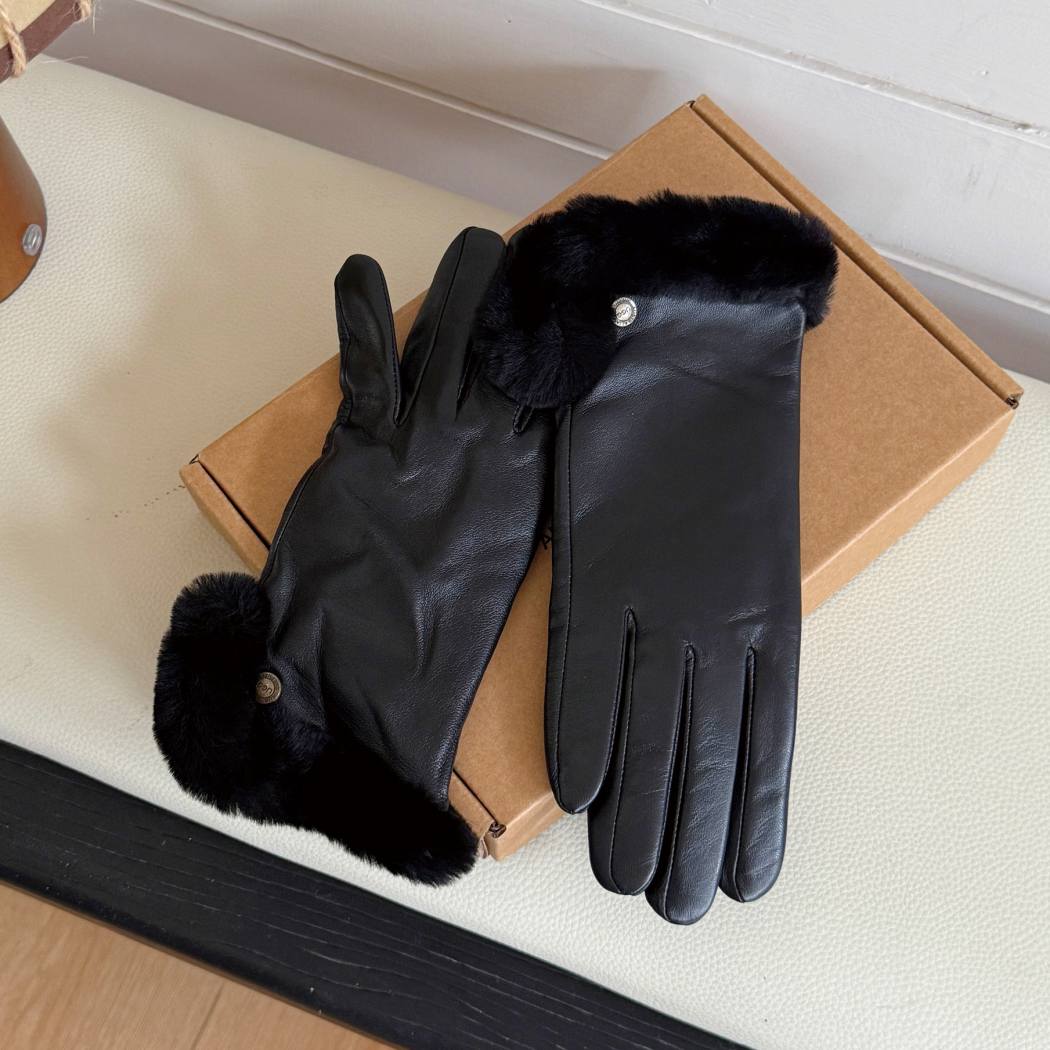 AUSTRALIAN SHEPHERD® Norya Sheepskin Leather Wool Gloves ASA 060