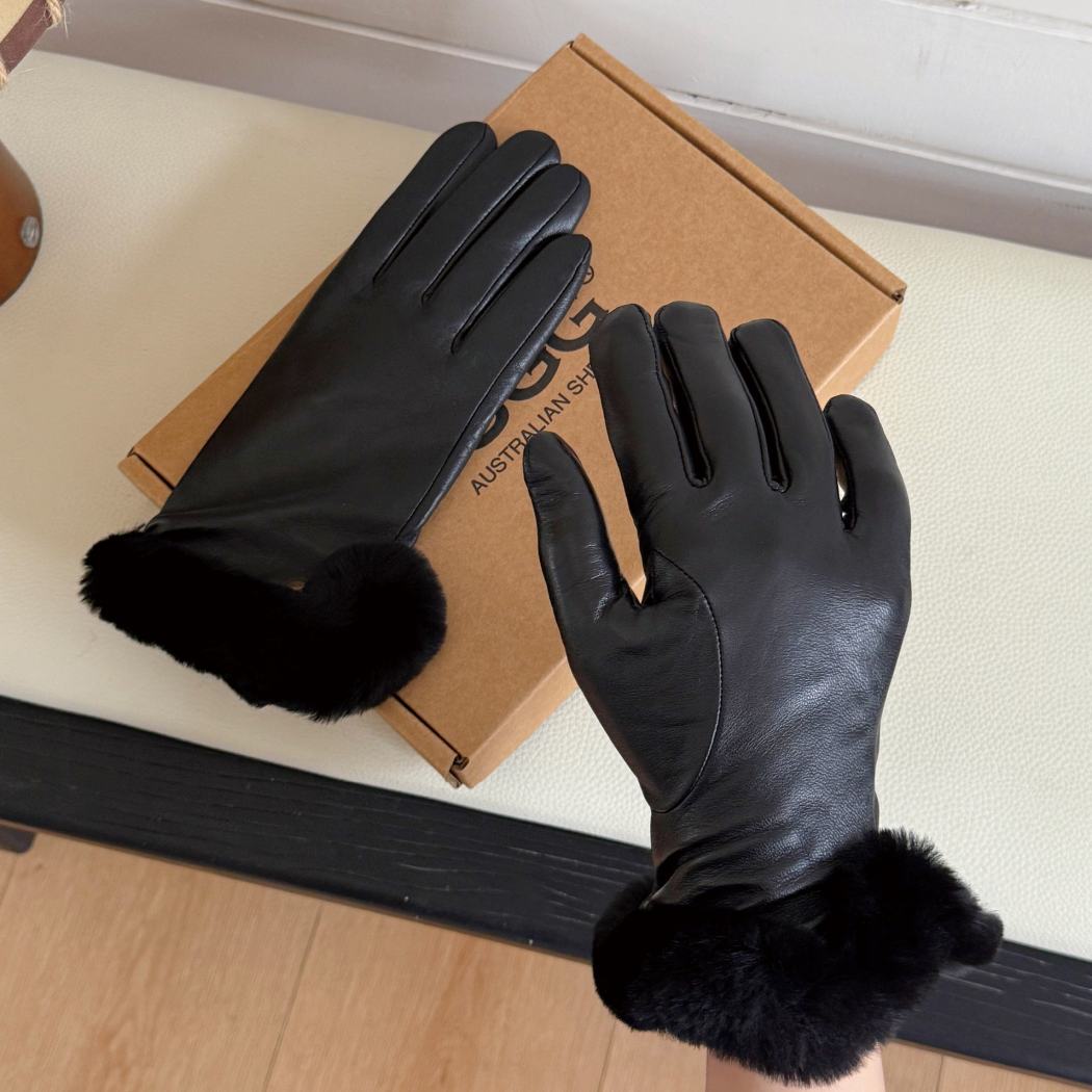 AUSTRALIAN SHEPHERD® Norya Sheepskin Leather Wool Gloves ASA 060