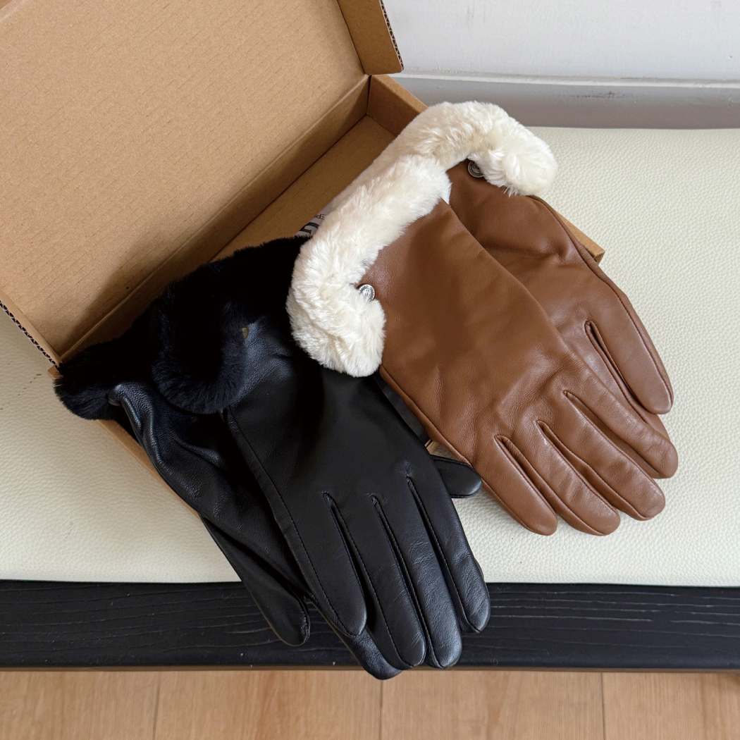 AUSTRALIAN SHEPHERD® Norya Sheepskin Leather Wool Gloves ASA 060