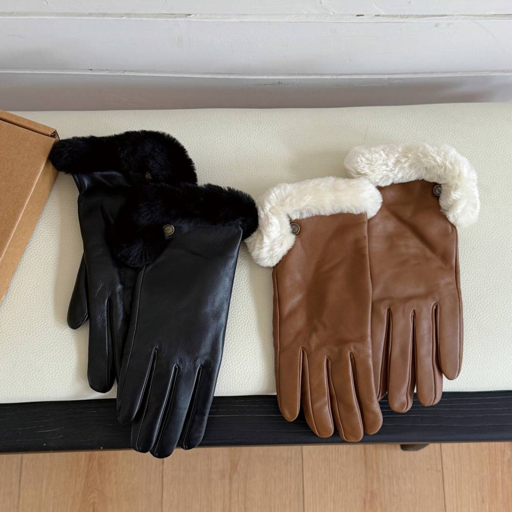 AUSTRALIAN SHEPHERD® Norya Sheepskin Leather Wool Gloves ASA 060