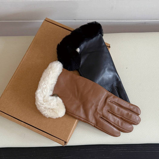 AUSTRALIAN SHEPHERD® Norya Sheepskin Leather Wool Gloves ASA 060