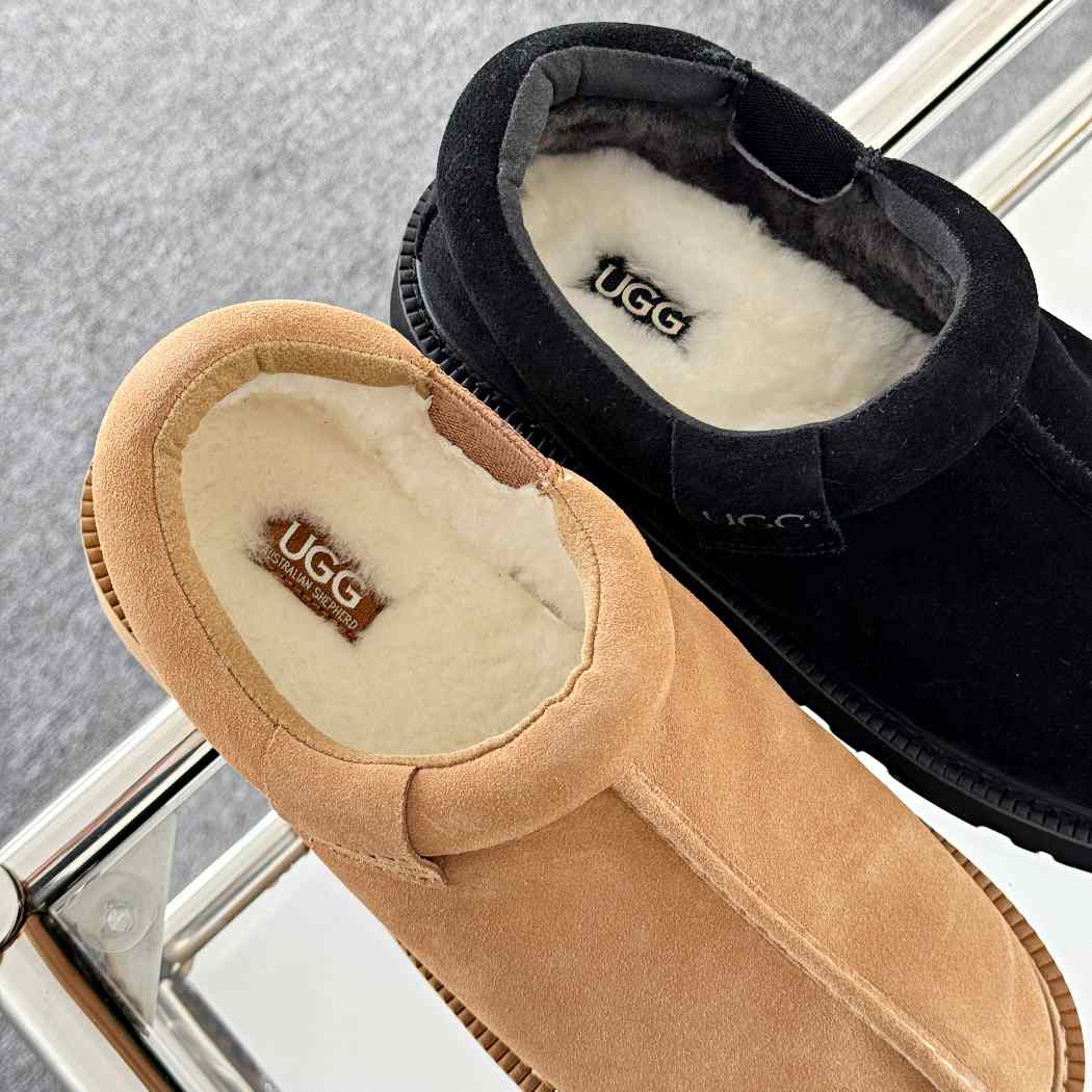 AUSTRALIAN SHEPHERD® Axton Sheepskin Wool Ankle Slippers AS 3117