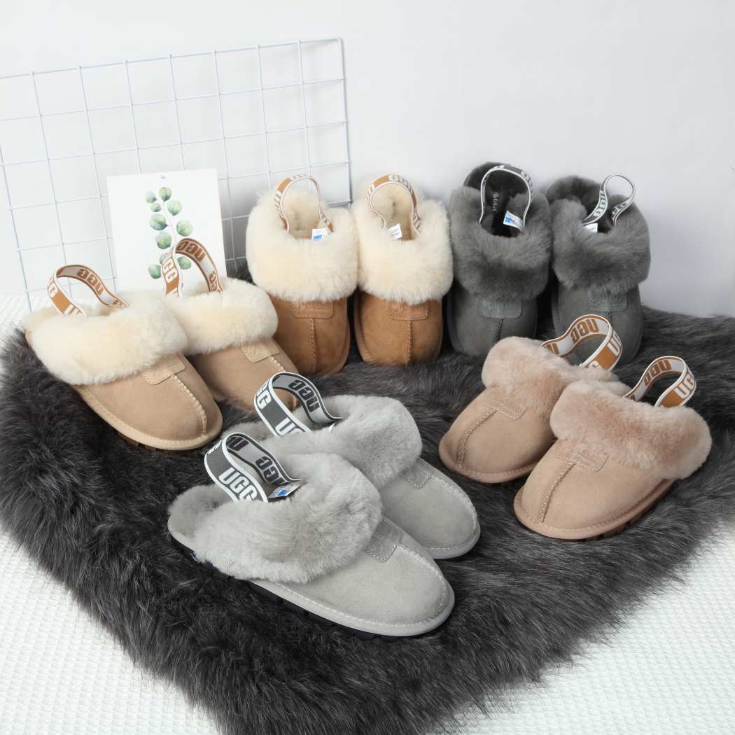 DK UGG Ansley banded slip-on design Slipper 091