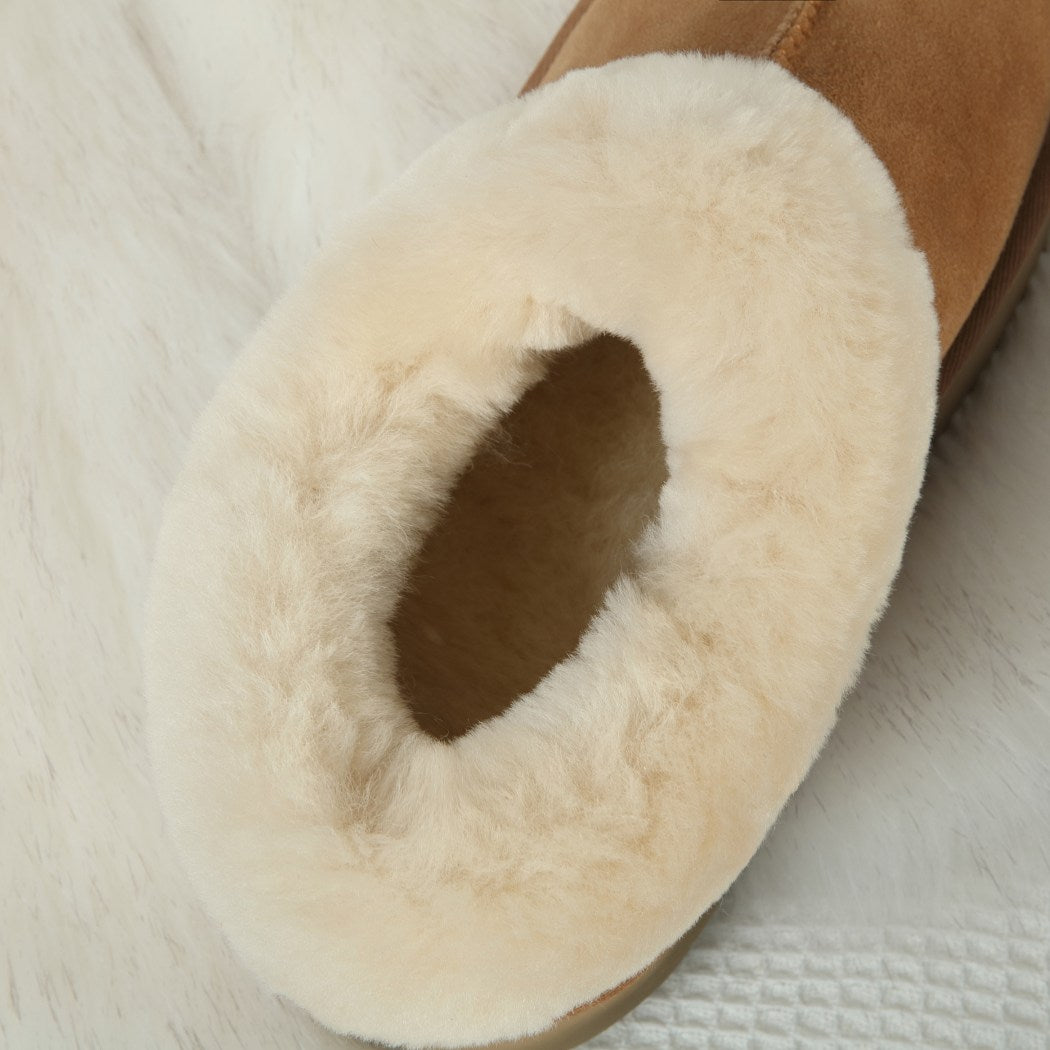 DK UGG Sheepskin Platform Slippers Franka 118
