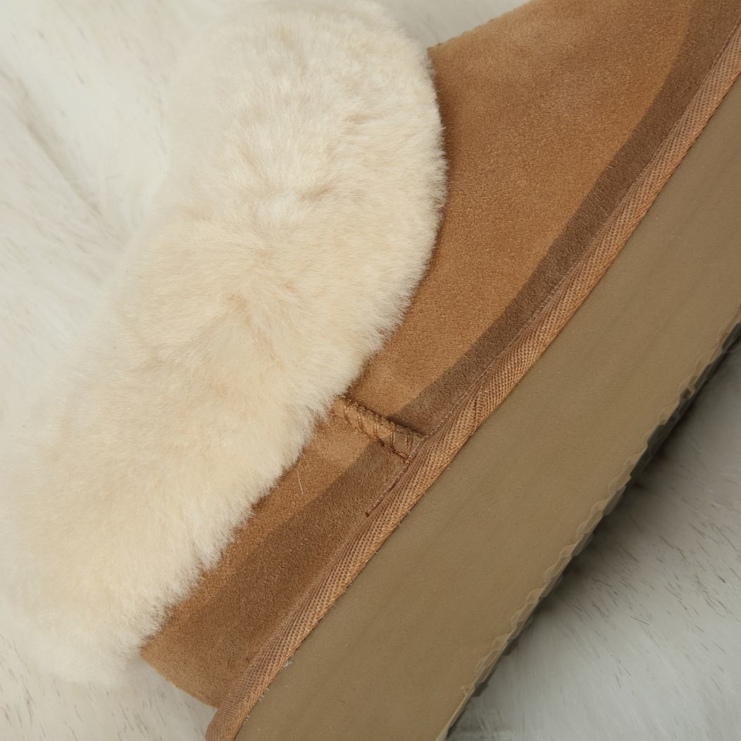 DK UGG Sheepskin Platform Slippers Franka 118