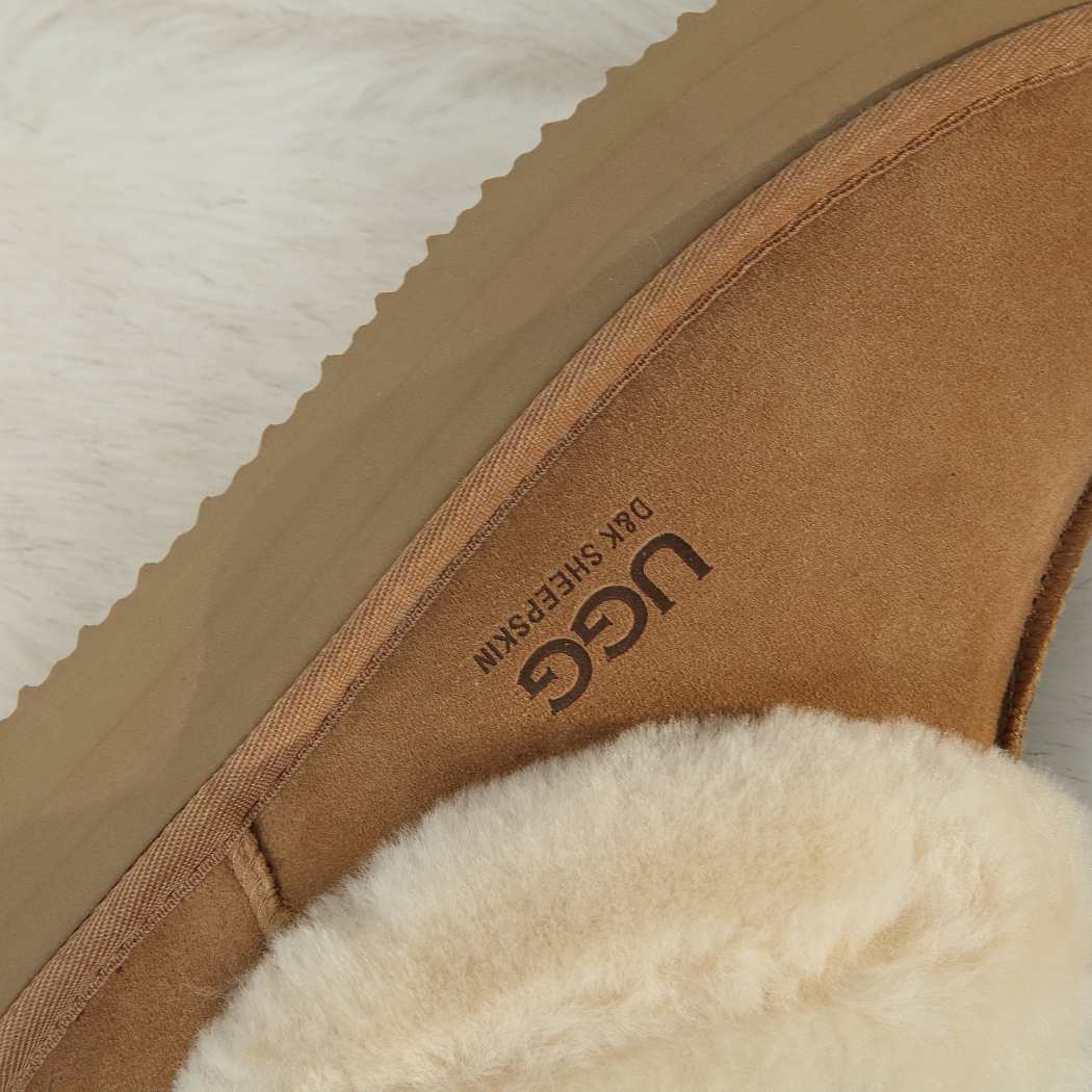 DK UGG Sheepskin Platform Slippers Franka 118